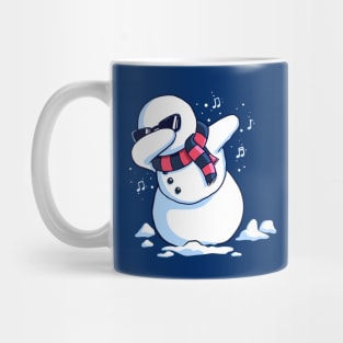 Dabbing Snowman Christmas Dab Mug